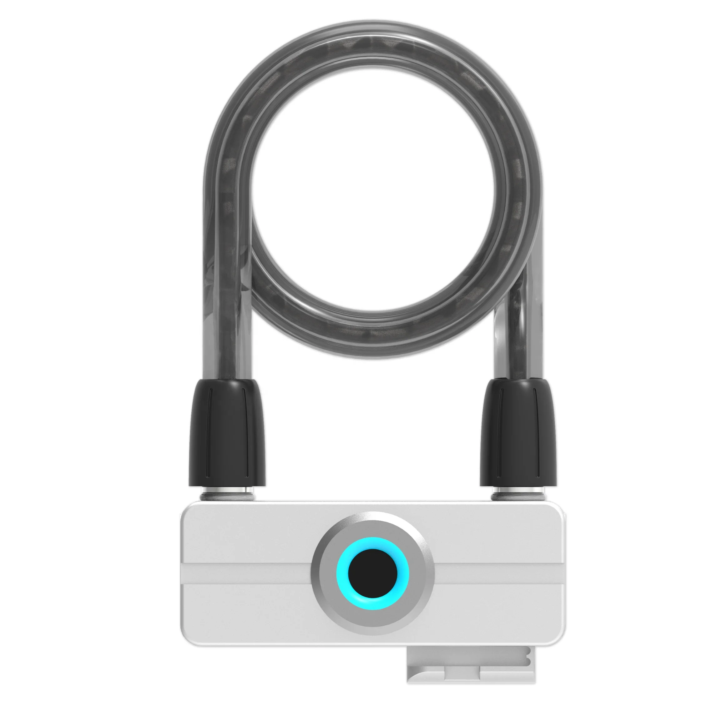 Охранника против кражи Smart E-велосипедной цепи сталь Смарт Велосипедные замки отпечатков пальцев замок и ключ общий электрический скутер с