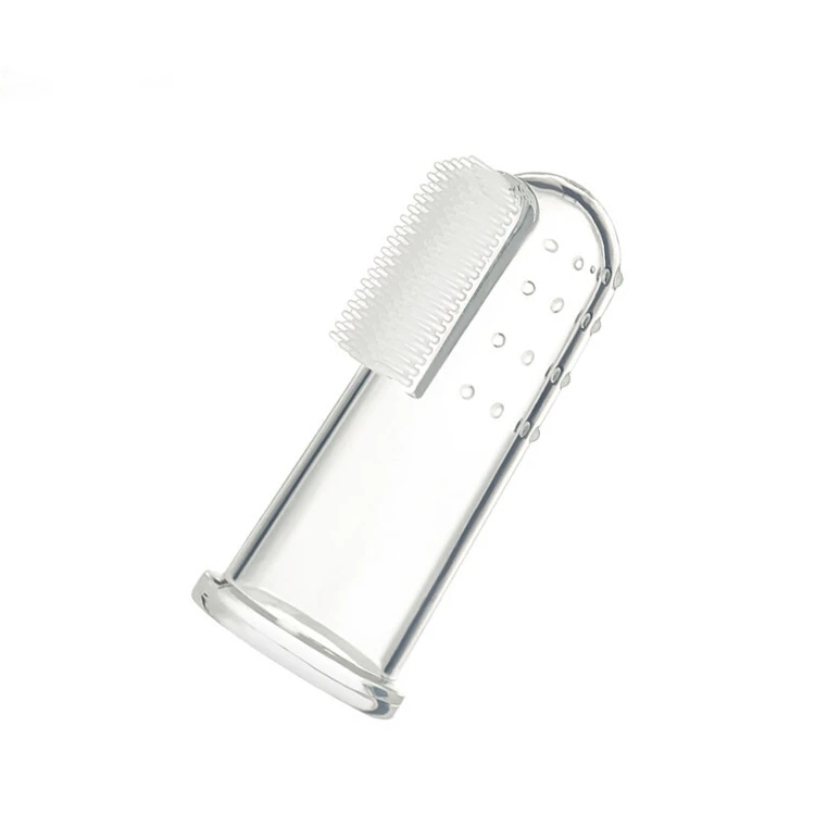 Silicone Soft Infant Finger Toothbrush Babies Finger Toothbrush