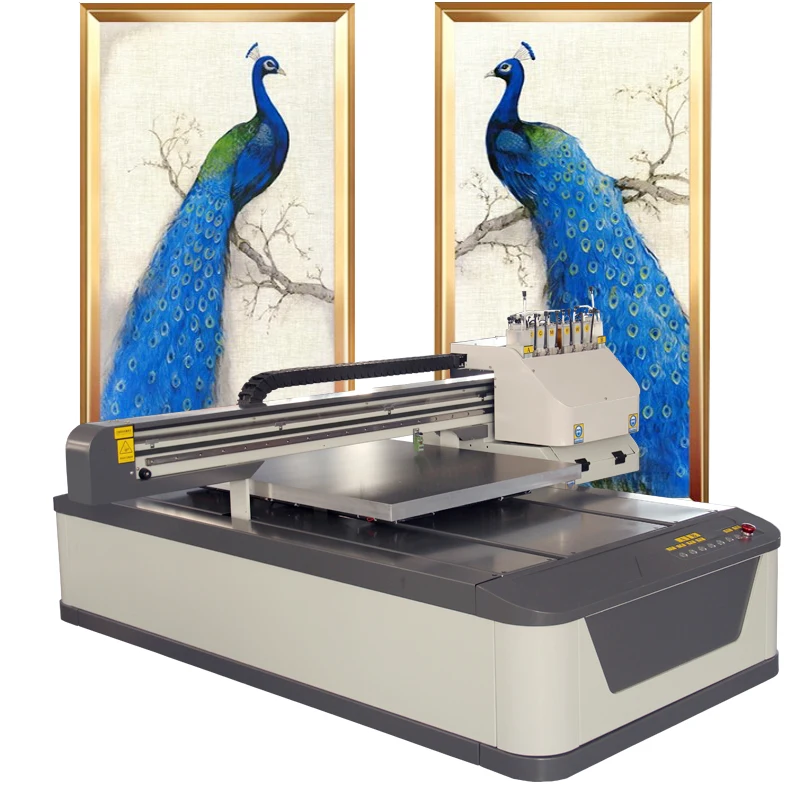 dtf uv 6090 flatbed printer for Glass/bottle/card Paper Printing