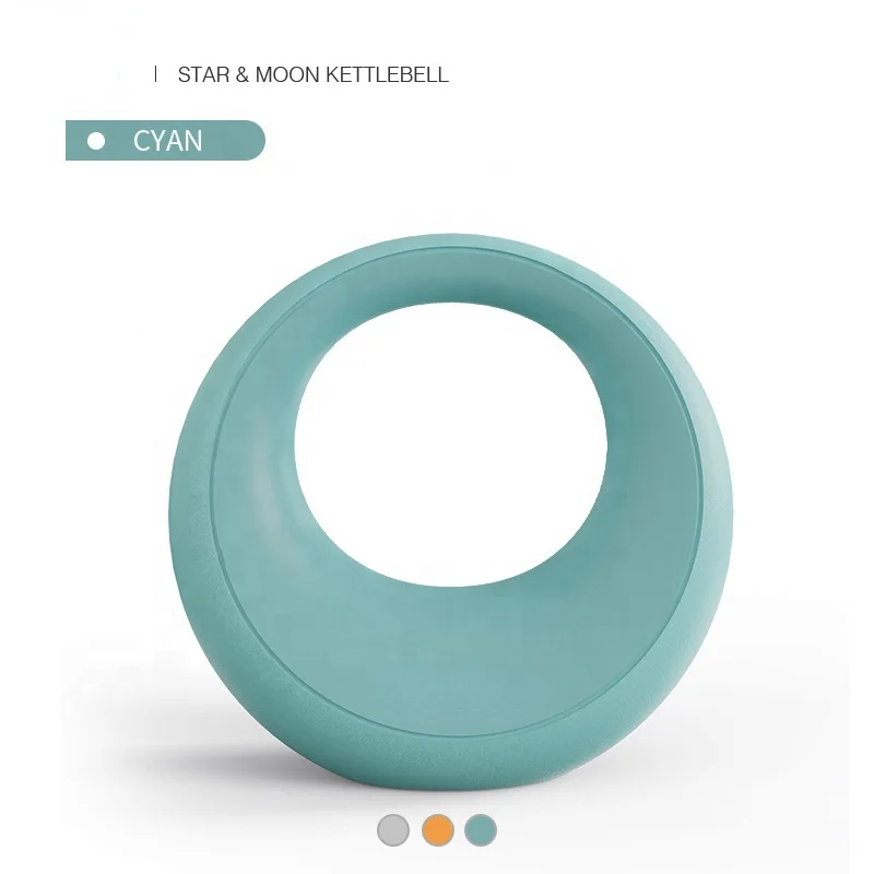 RTS 10LB  Custom TPR Cast Iron Moon Kettlebells Gym Home Fitness High Grade Kettle bells Set for Women Men