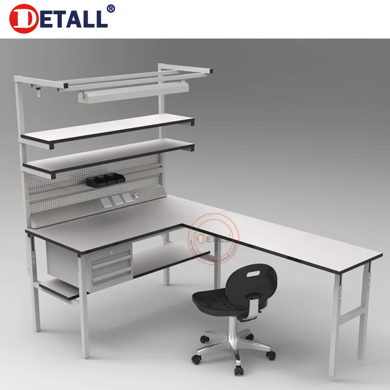 Рабочий стол Detall lab с деревянным столом для инженерной лаборатории