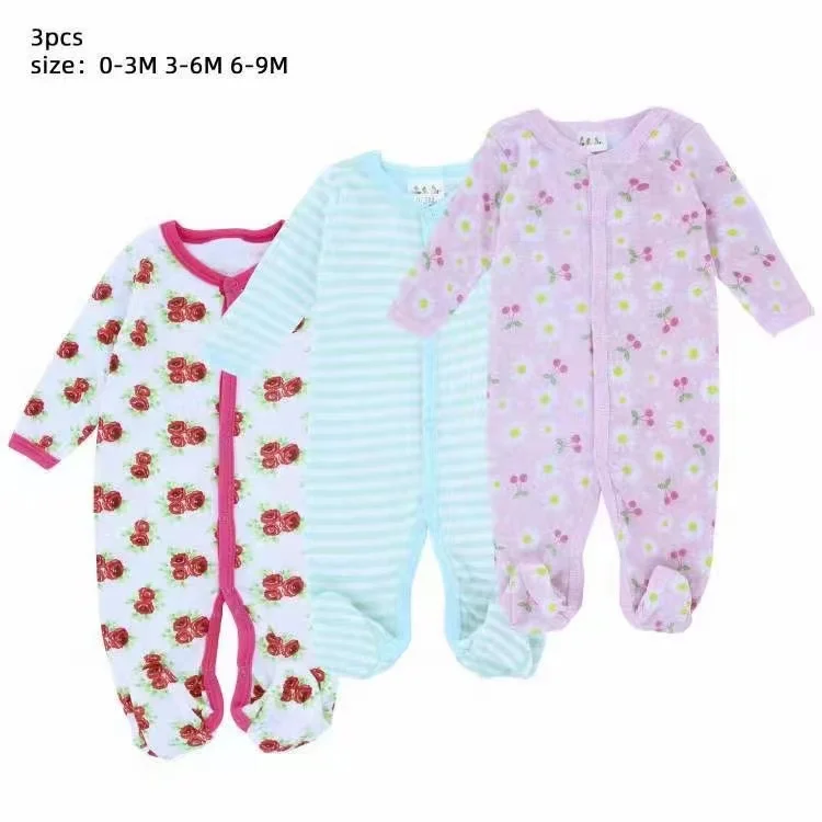 Clearance stock lot Baby Cotton Romper  Manufacturers Directly  overrun goods A0718S8