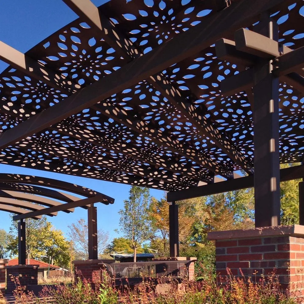 perforated metal ceiling for hotel lobby decoration