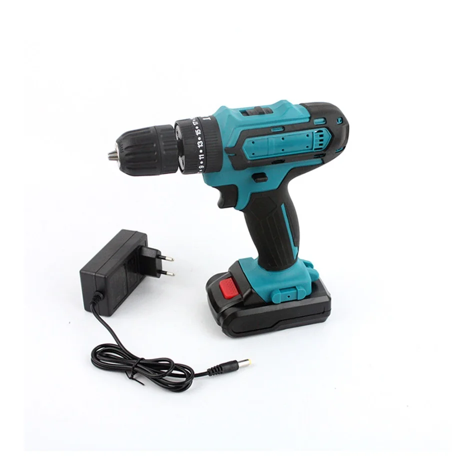
Handheld Lithium Battery Electric Drill Rechargeable Screwdriver Drilling 
