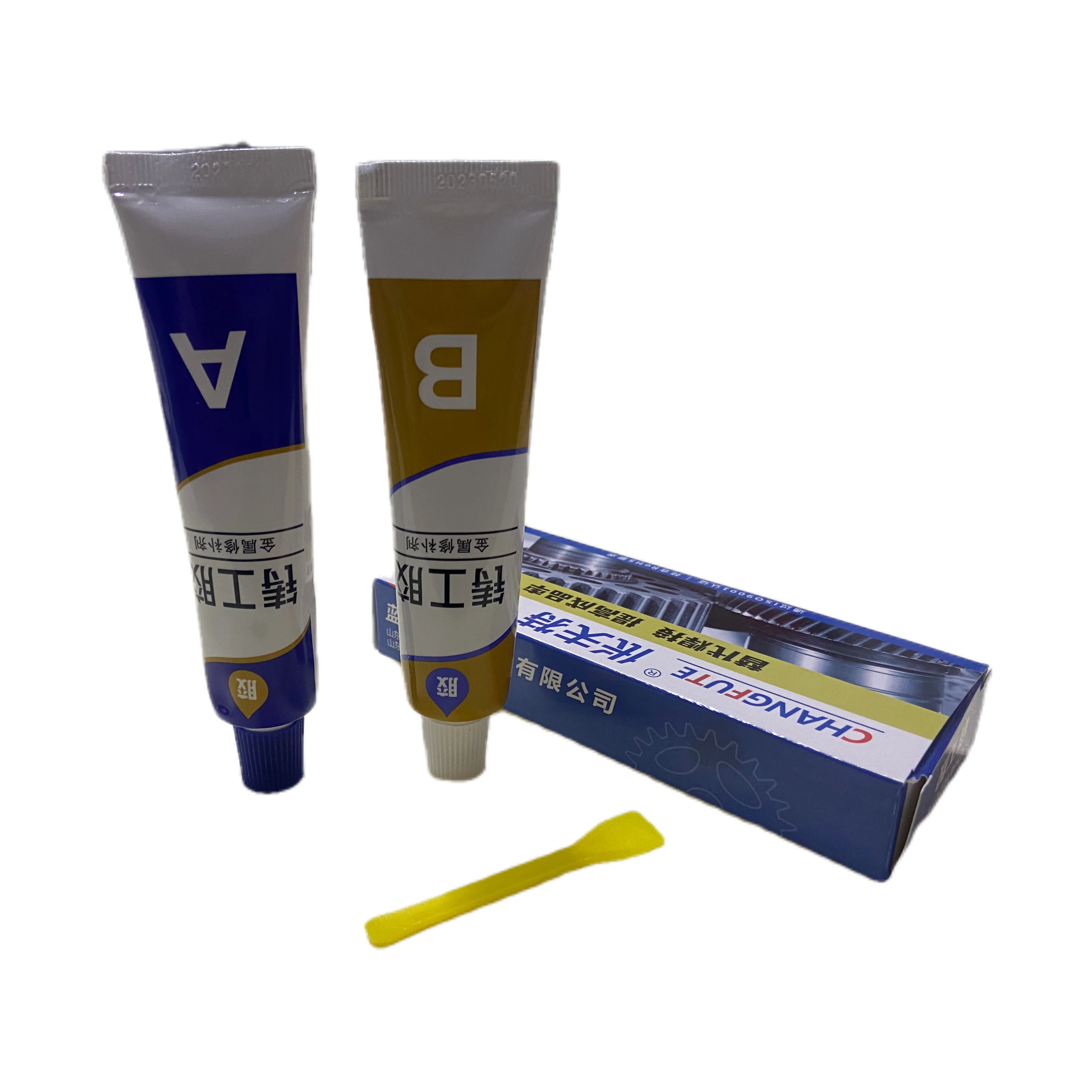 Low price high temperature resistant liquid metal welding filler appliances casting repair glue metal repair gel paste AB glue