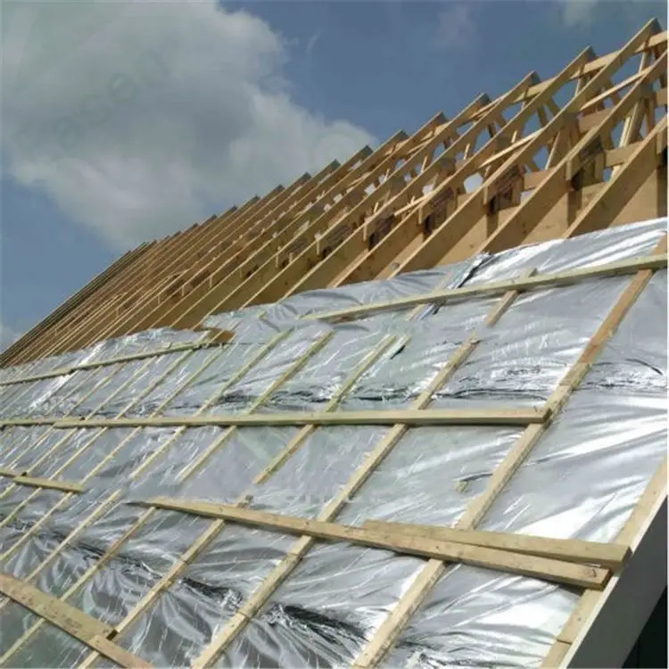 Reflective Aluminized Insulation Alu Foil Woven Radiant Barrier Roof