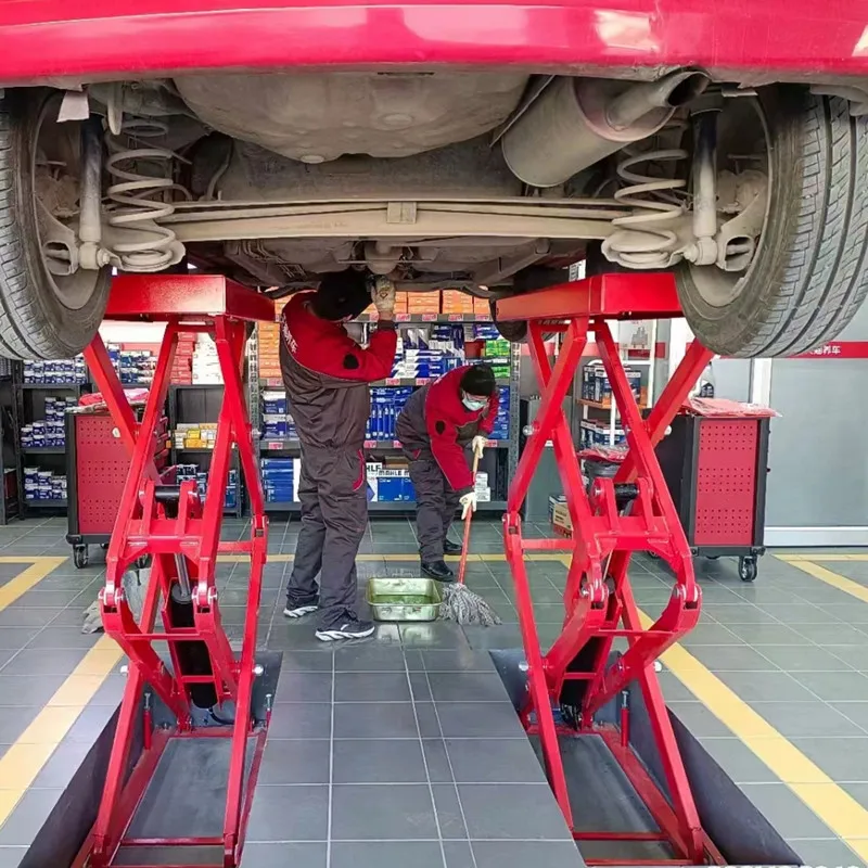 Hot Sale K-188 CE Flush Mount In-Ground Hydraulic Scissor Car Lift 3500kg Lifting Capacity for Wheel Alignment