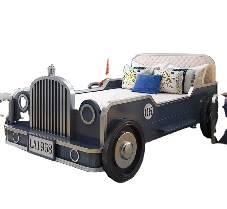 Лидер продаж комплект мебели для спальни принцессы принца Детская автомобильная кровать
