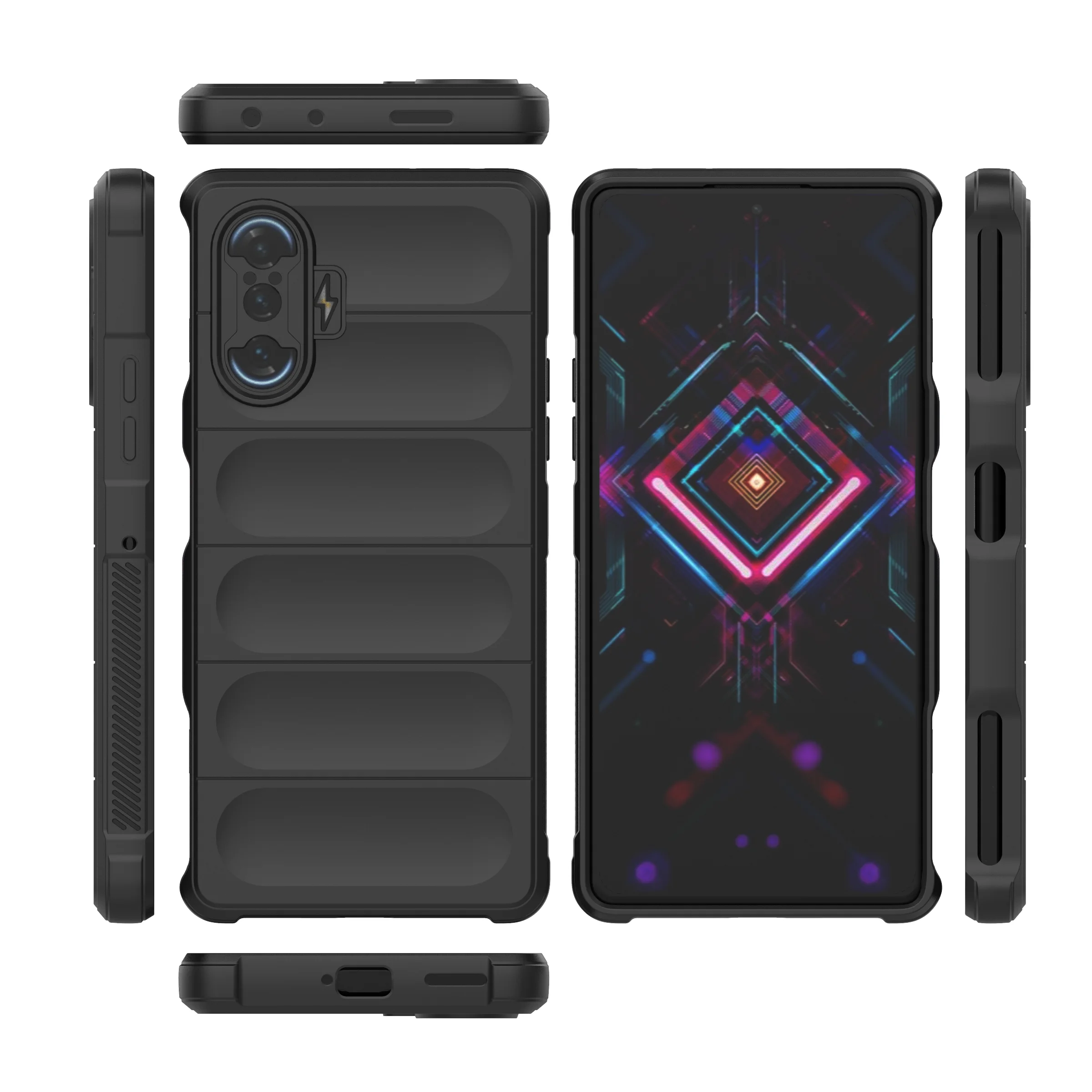 K50 Pro K40 gaming K40S rubber cellphone case,telfono capa pra armor case for redmi k40 gaming