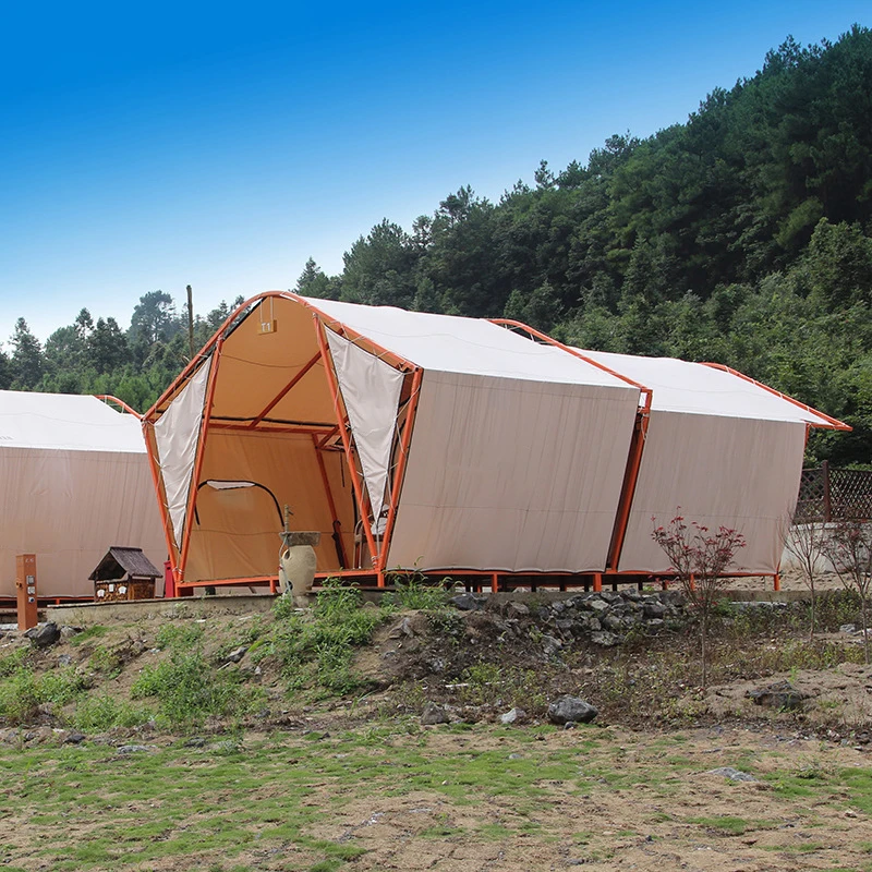T093 Modern hotel outdoor heavy duty luxury glamping tents for resorts
