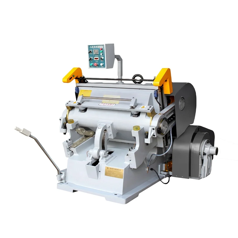 UK hot sale pizza box die cutting machine/Flat die cutting and creasing machineML930