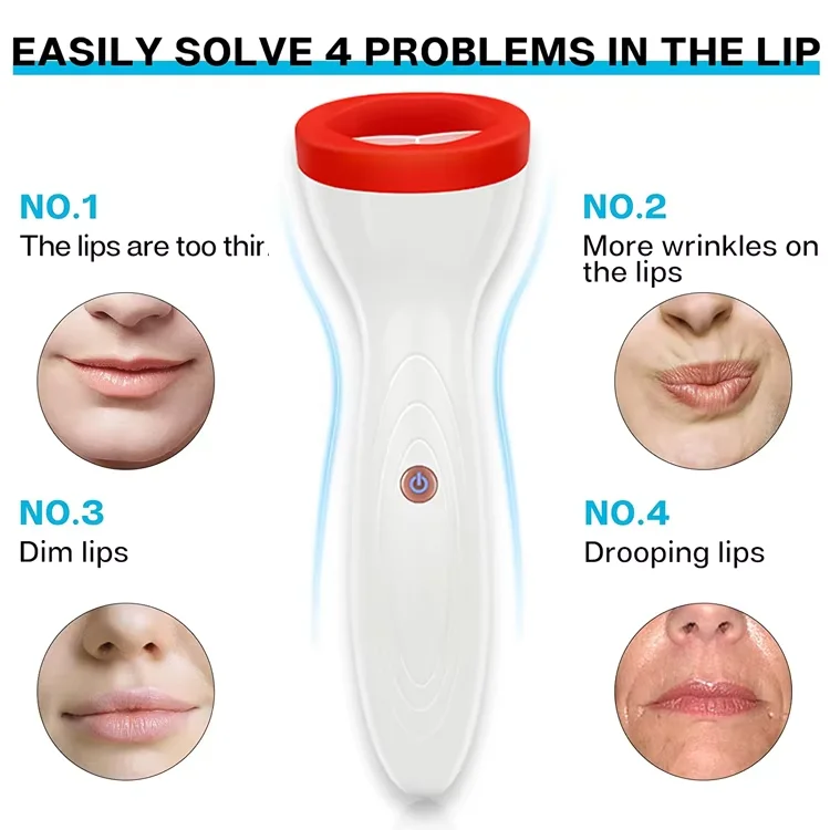 Electric Painless Lip Enhancement Sexy Big Lips USB Charging Tool Beauty Instrument Silicone Lip Amplifier