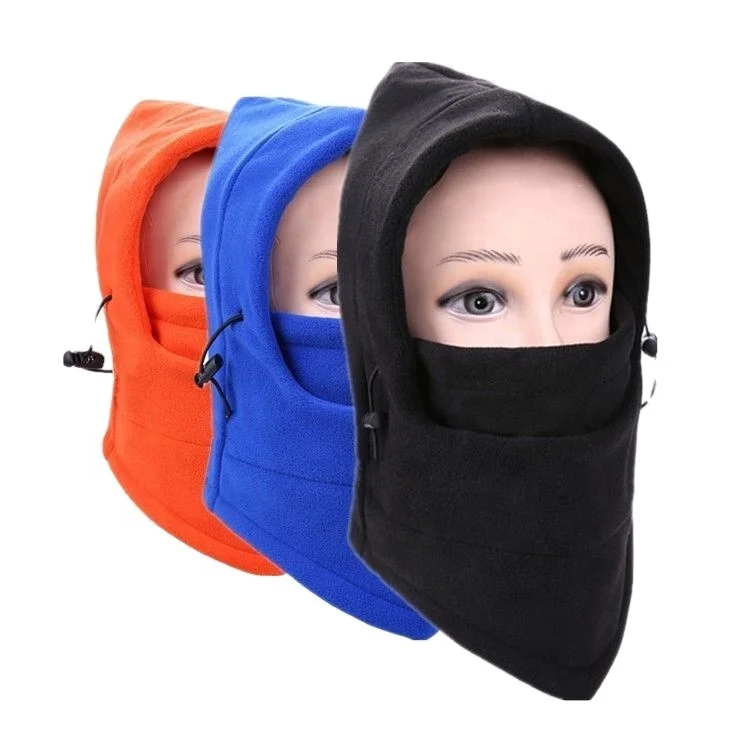 Cycling Balaclava Mask Wholesale  Men  Polar Fleece Winter  Ski Mask Custom Women Windproof Fleece Balaclava  Hat