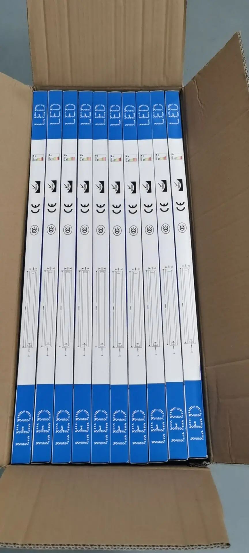 20W 30W 40W 50W 2ft 4ft 5ft Tubelight Led Shop Light Tube Lamp Bright Led Batten Light Led Tube Light