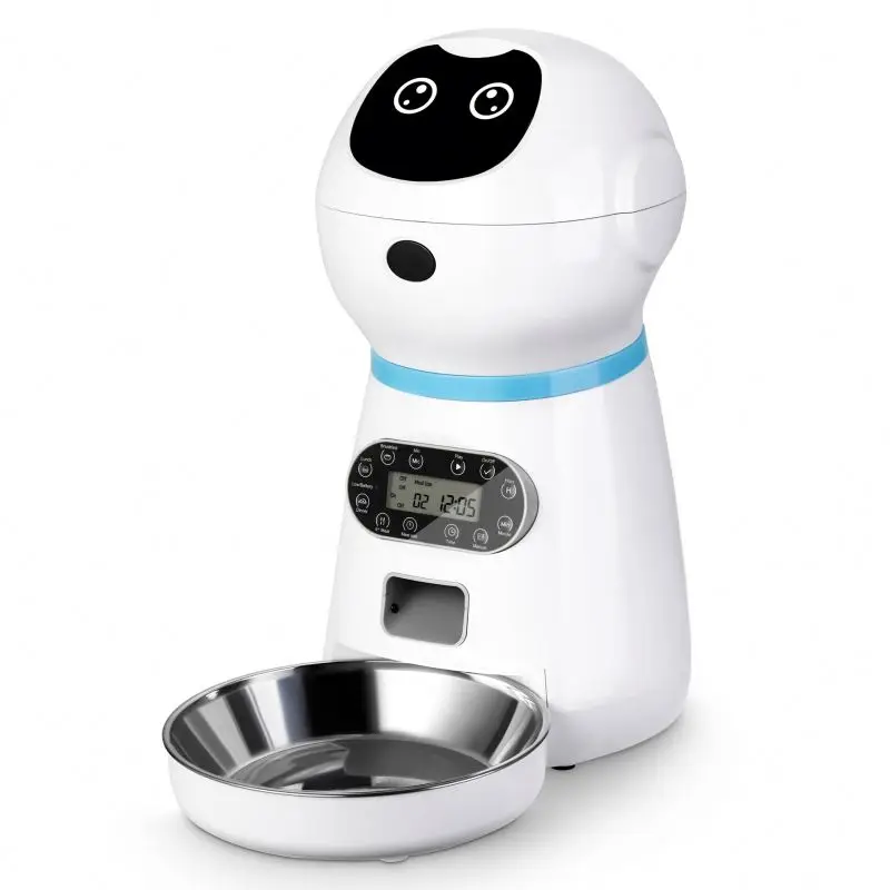 Quick release 4 meals Pet Bowl support key lock