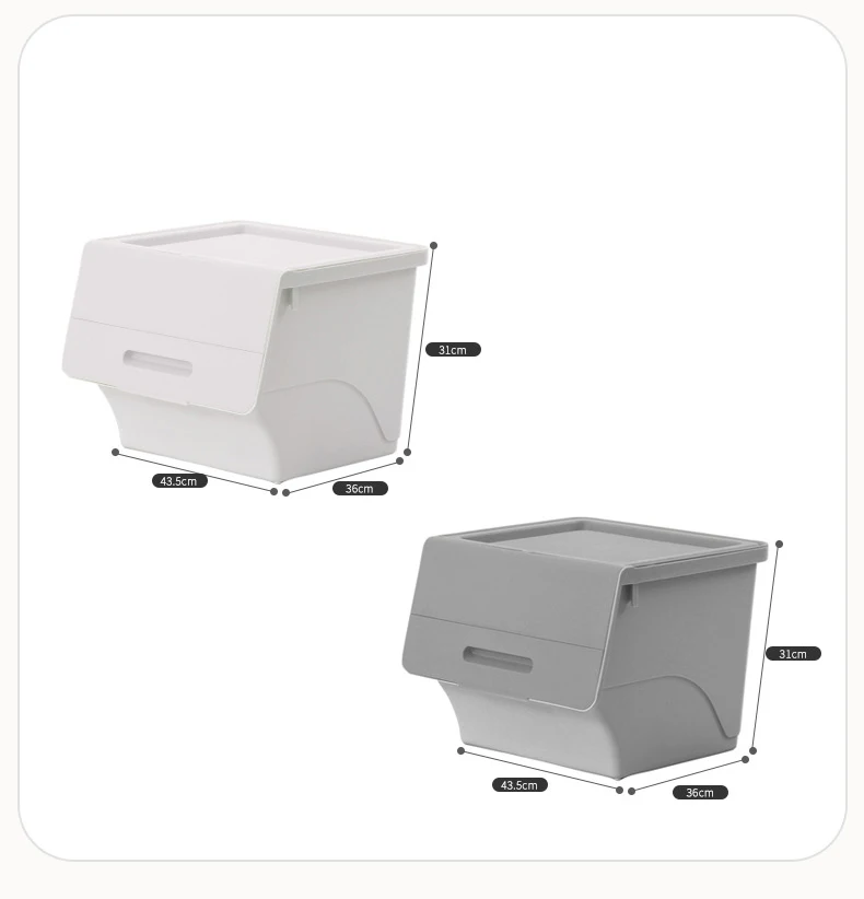 China Sale Large Storage Bins With Lids Storage Boxes Organizer Containers Baskets With Cover For Home Bedroom Closet Office