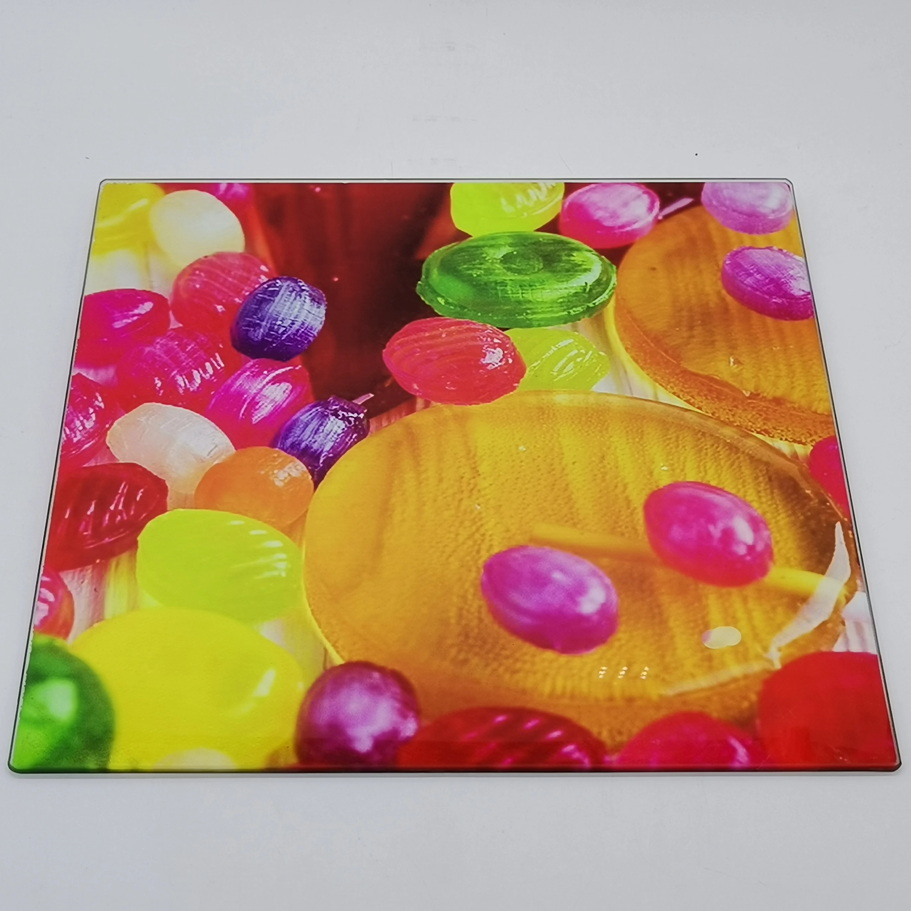 Sublimation Tempered Glass Chopping Board For Kitchen Tempered Glass Cutting Board