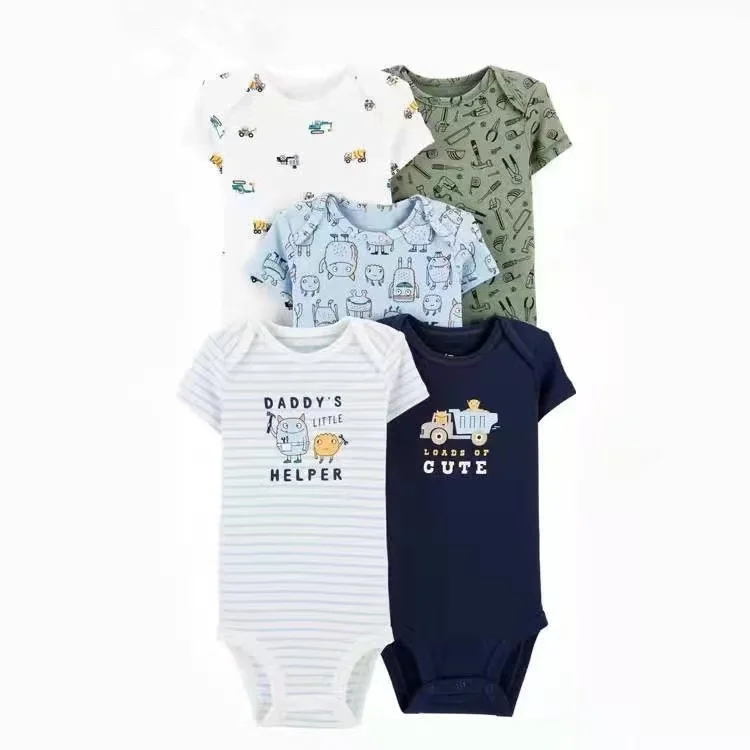 Infants & Toddlers Pajamas Short Sleeve Baby Romper Cute Baby Clothing Sets