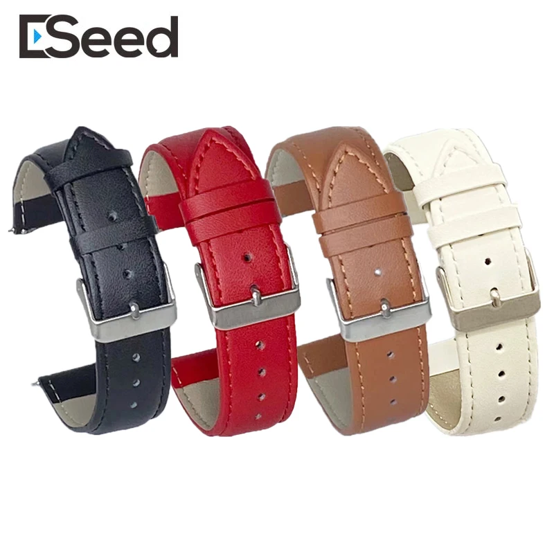 Новый тонкий кожаный ремешок Eseed из натуральной кожи для Huawei Watch GT2 PRO Band 22 мм 20 мм 16 мм, сменный ремешок, аксессуары