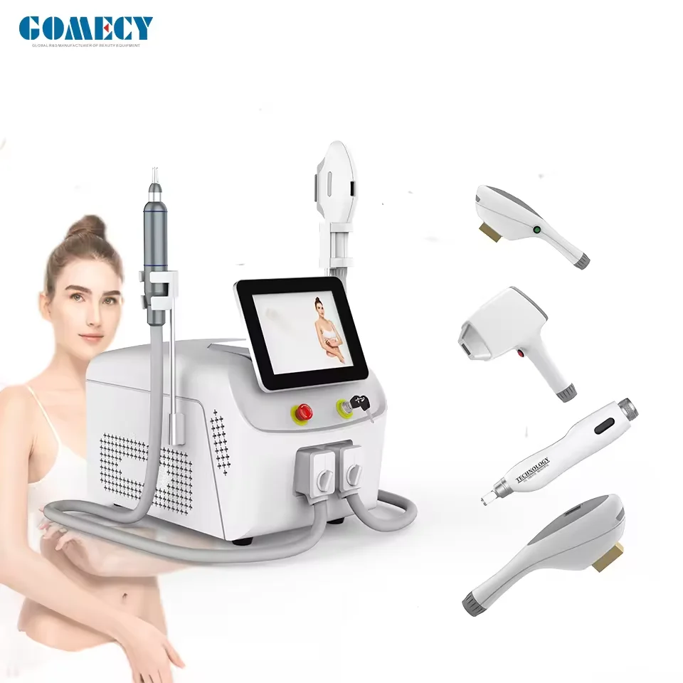GOMECY Q-Switched Nd Yag Laser 755nm 808nm 1064nm Tattoo Spot Removal 10.4 inch TFT Screen Beauty Machine Portable