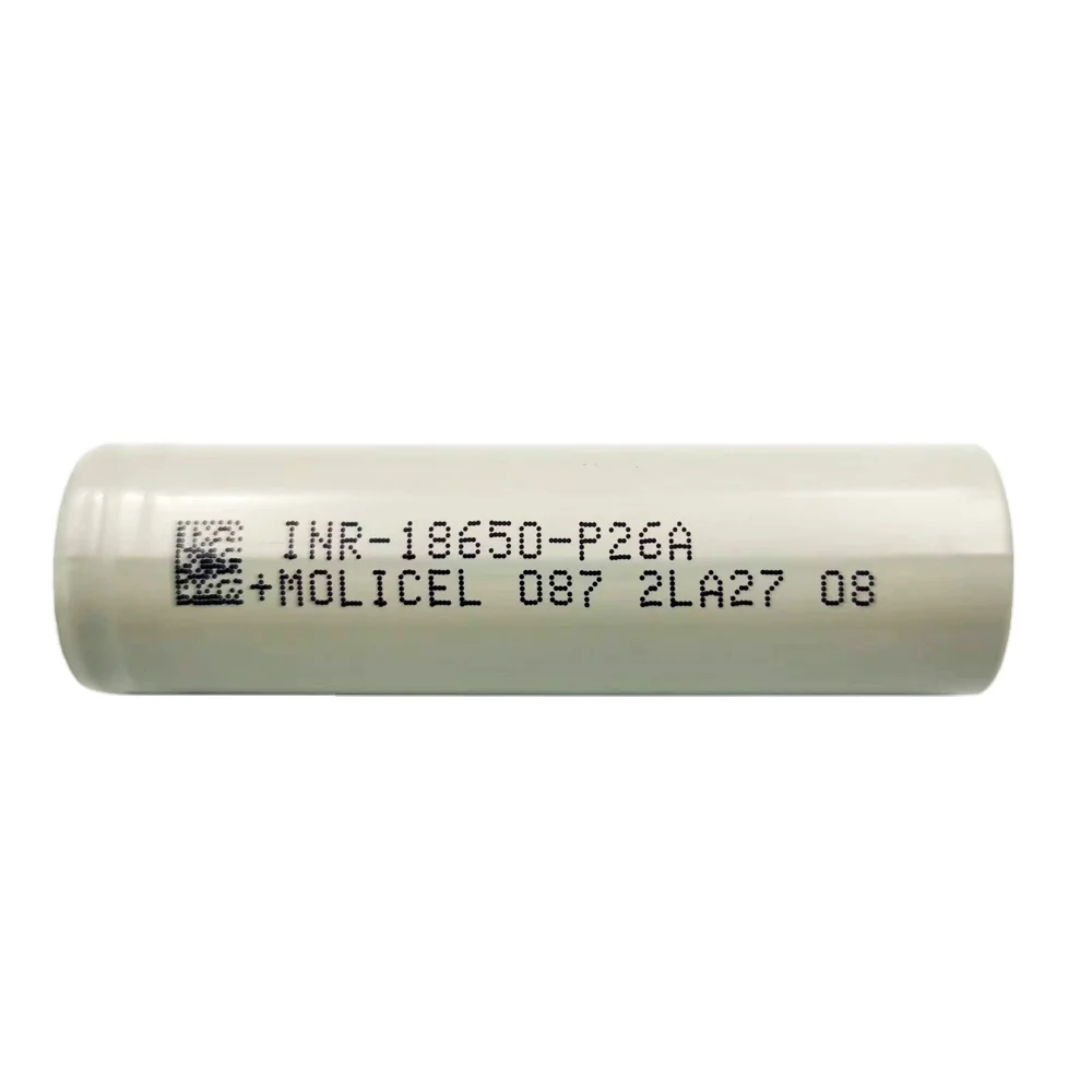 Original 3.7V INR18650 P26A 2600mAh 35A rechargeable lithium ion battery 18650 molicell authentic INR18650 P26A