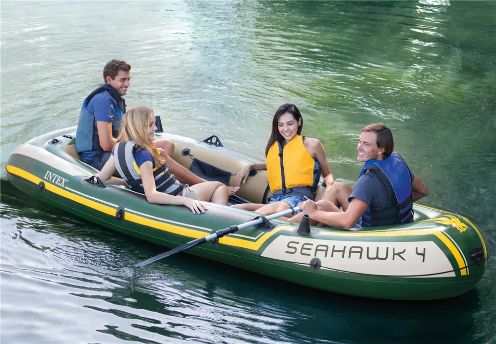 Intex 68351 SEAHAWK 4 BOAT SET inflatable boat on sale Canoe/Kayak