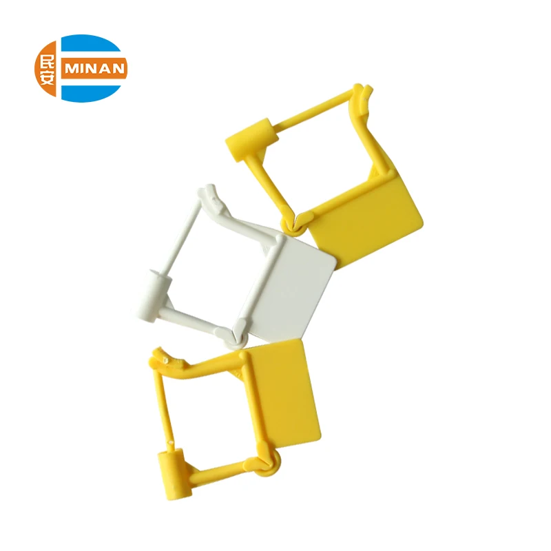 MA - PD 6024 Tamper Evident disposable easy operating plastic padlock seal with logo