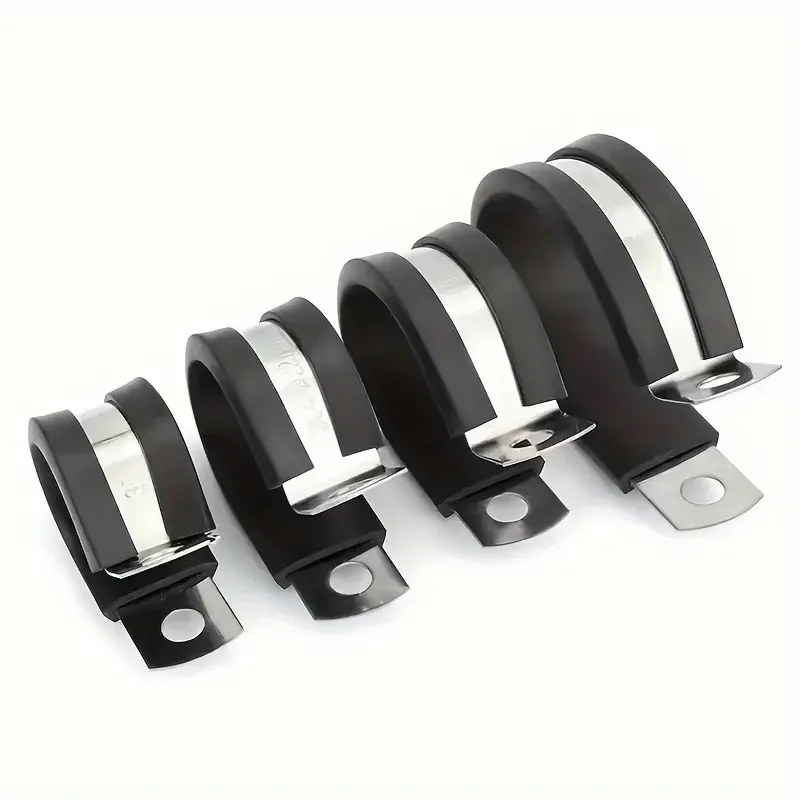 10pcs Pipe Clamp Pipeline Clamping Fixator Professional Fixed Clamps Hose Holder Clip Hose