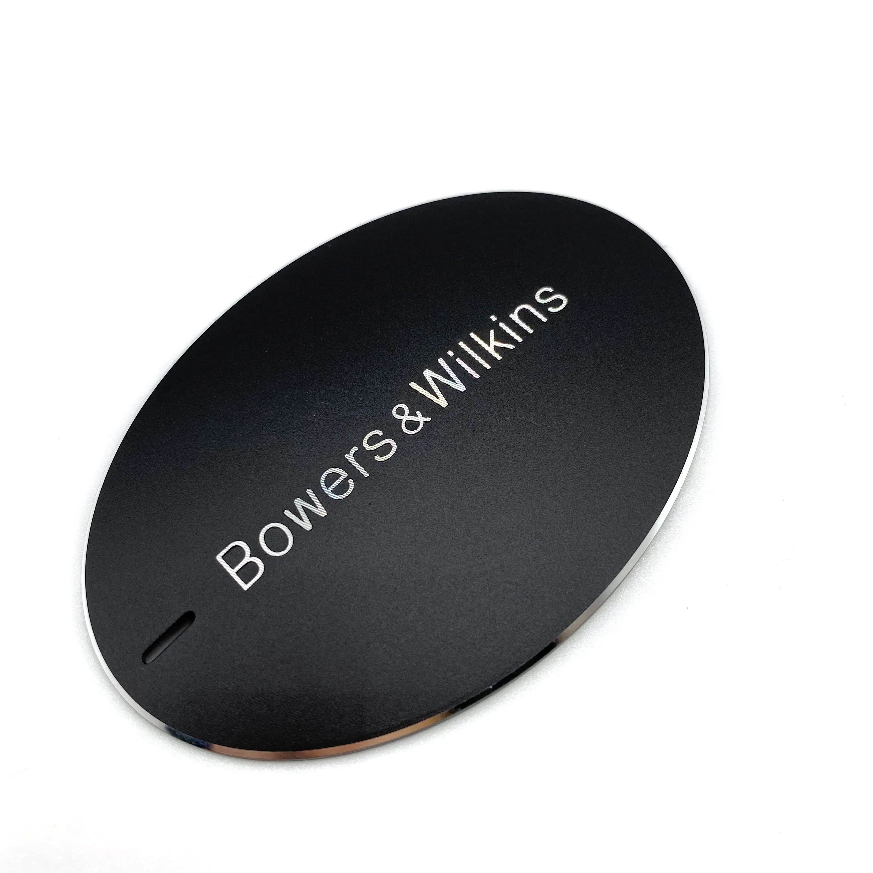 High quality Aluminium headset headphone decoration plate Bowers and Wilkins decoration plate
