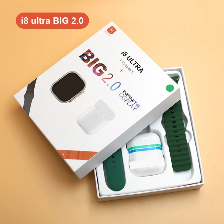 2023 Смарт-часы i8Ultra, наушники 2 в 1, часы 8 BT, Смарт-часы серии 8 i8 ultra reloj Inteligente с наушниками-вкладышами для смарт-часов