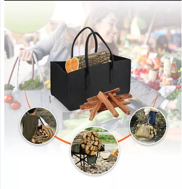 Manufacturers direct felt portable storage bag Mommy bag large capacity felt gift storage bag