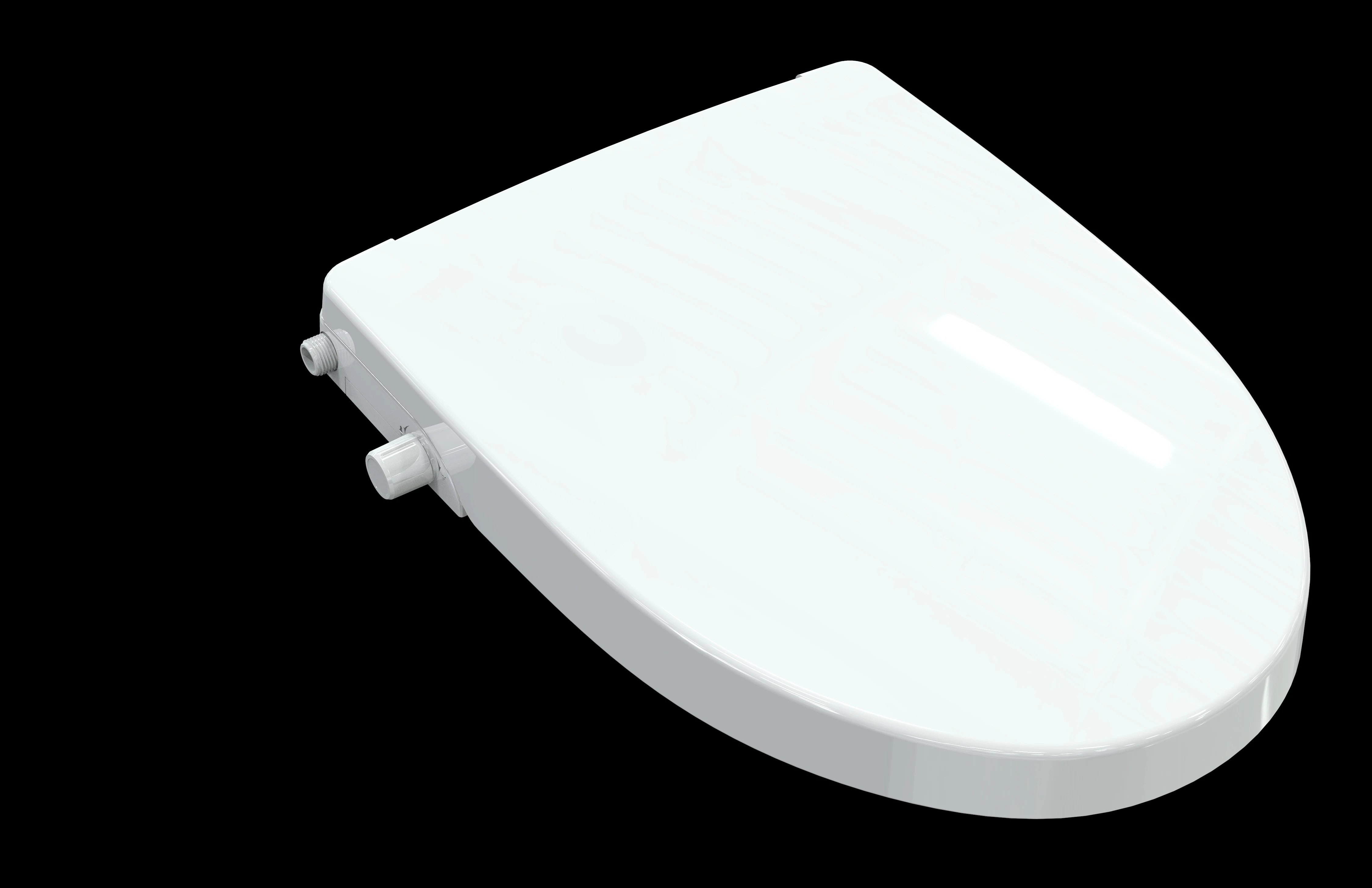 Mechanical and popular non electric wall mounted toilet seat bidet cover