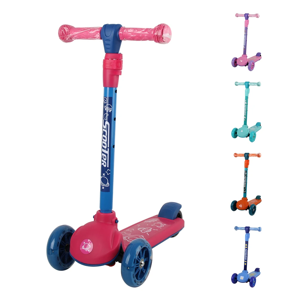 Новый дизайн складной скутер со вспышкой детский заводская цена безопасный и высококачественный с подсветкой музыкой