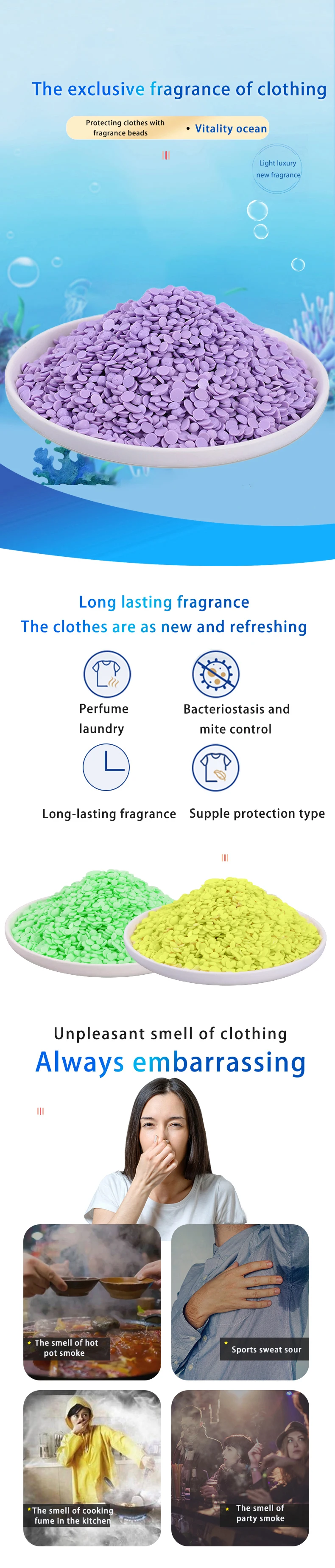 Laundry Beads Scent Booster Softner