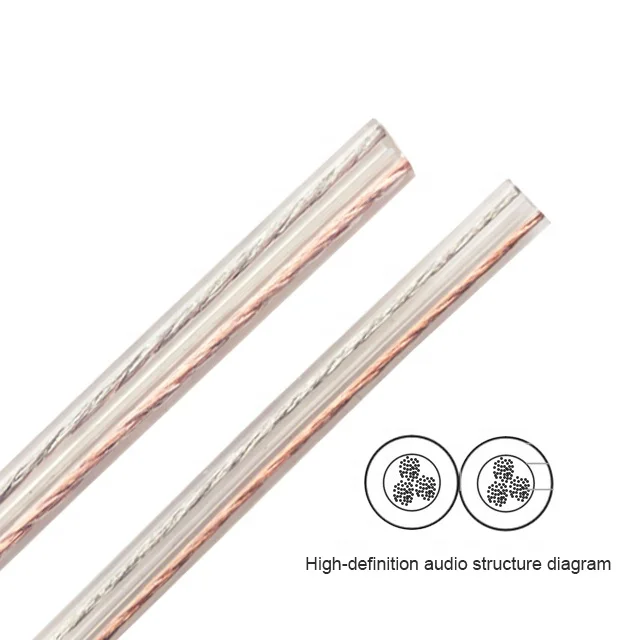 Audio speaker cable 200 High-Fidelity Audio Cables Audio Signal Transmission Cinema Hotel Showroom Audio Connection Wire wires