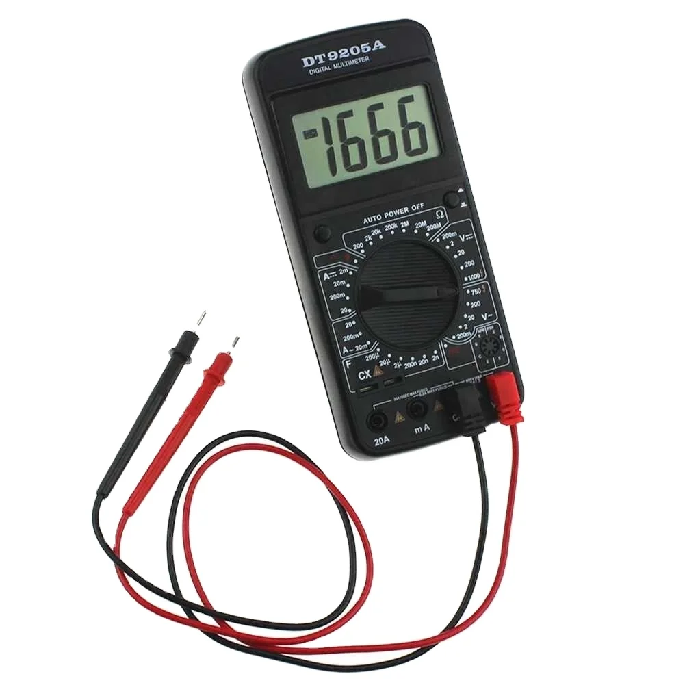 Capacitance Test Digital Multimeter AC/DC Electric Handheld Ammeter Resistance