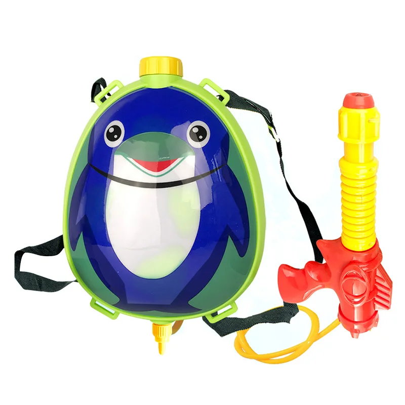 Large Capacity Backpack Water Gun Plastic Summer Outdoor Play Water Shoot Gun Toys Beach Swimming Pool Backpack Water Gun Toy