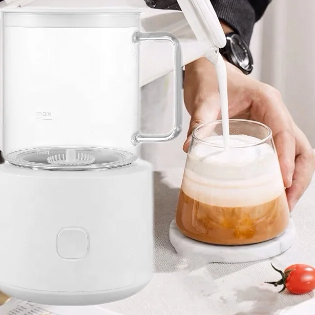 Wholesale New Design Custom Milk Foam Maker Multifunctional Heater Coffee Latte Blender Electric Milk Frother