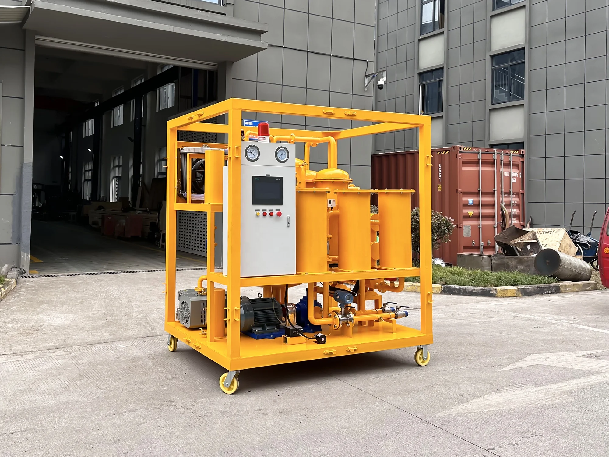 Lubricant Oil Degassing De-water and Particle Impurity Removal Removal Machine