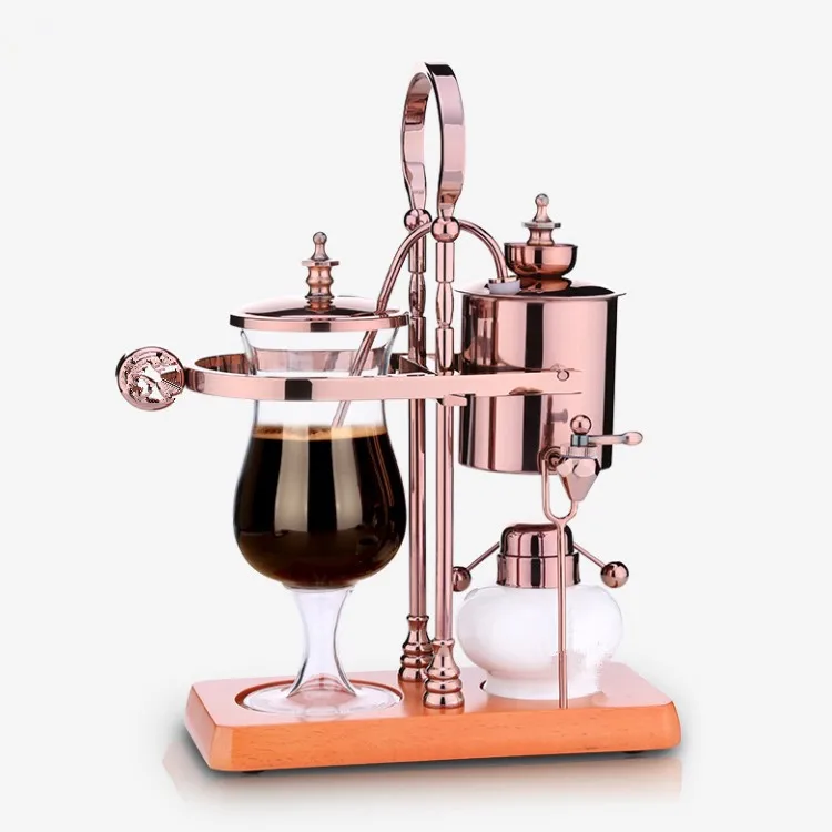 Portable stainless steel Drip vacuum siphon syphon Royal balancing syphon machine Belgium coffee maker pot