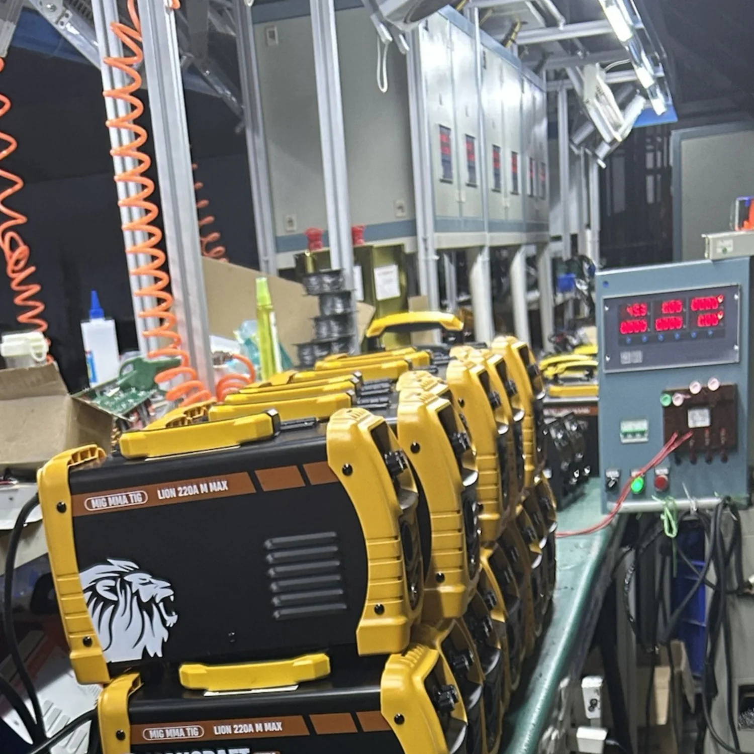 Поддержка OEM многоцелевой сварочный аппарат МиГ без газа хорошее тепловыделение из нержавеющей стали
