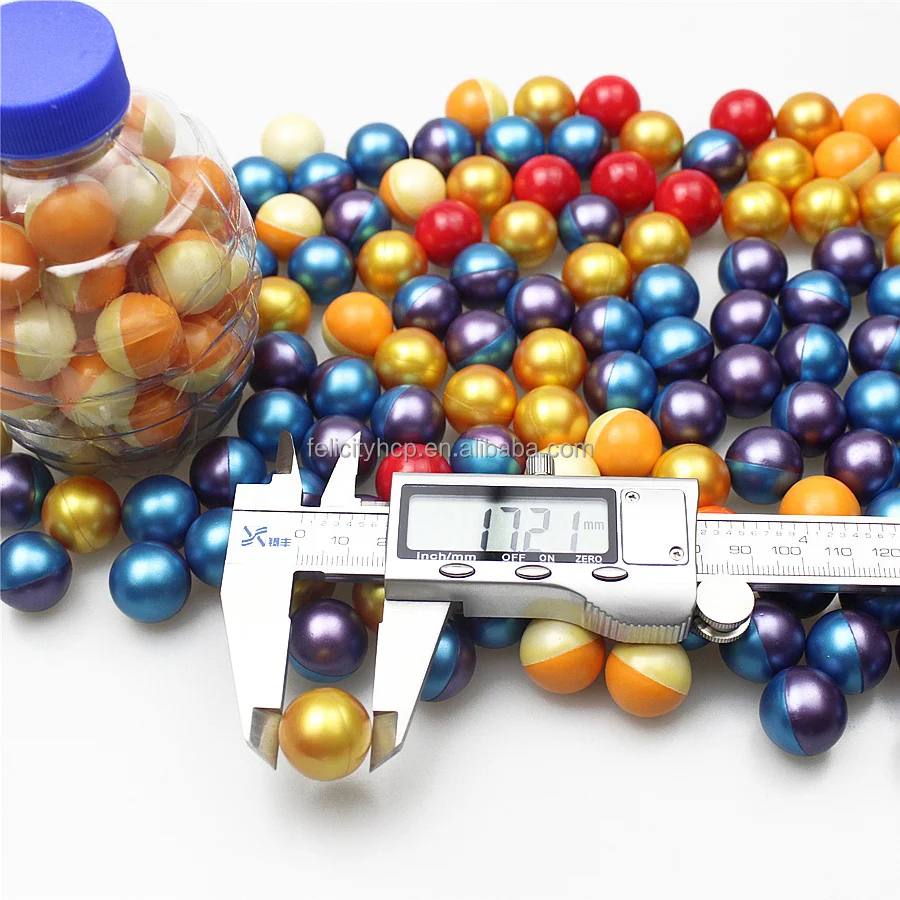 Two-tone Color  Paintball 0.68 Caliber Paint Ball  Paintball