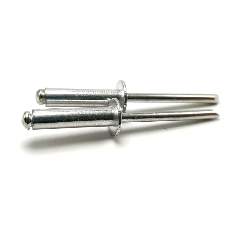 Low price Blind Rivet Aluminium Strike Core Rivet Zinc Plated Flat Dome CSK Head Open Type Pop Rivet