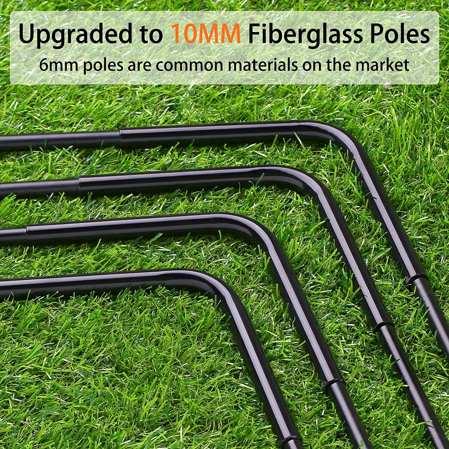 Backyard pop up portable football gate post Mini folding square pop up soccer goals