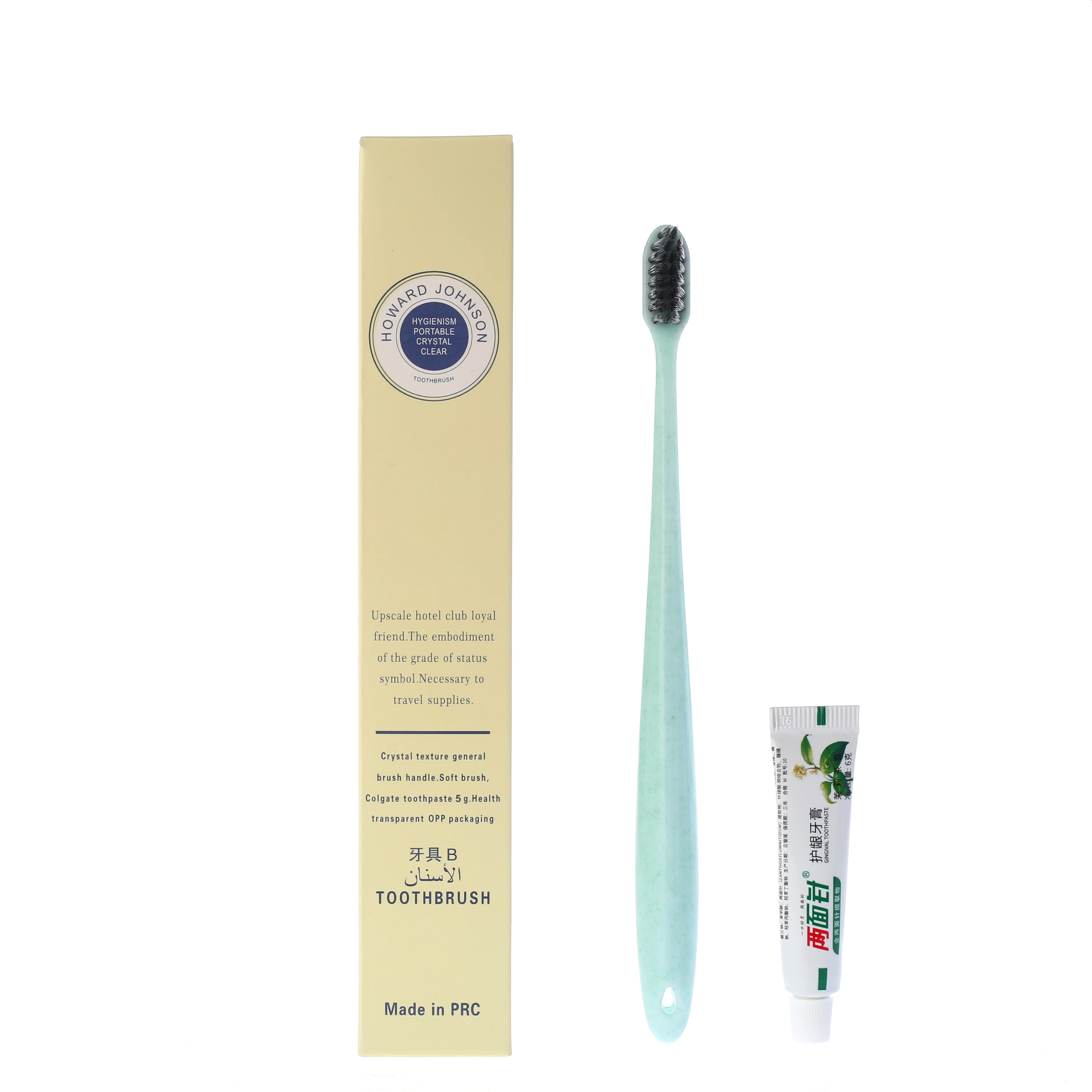 Top quality disposable hotel toothbrush set hotel dental kit