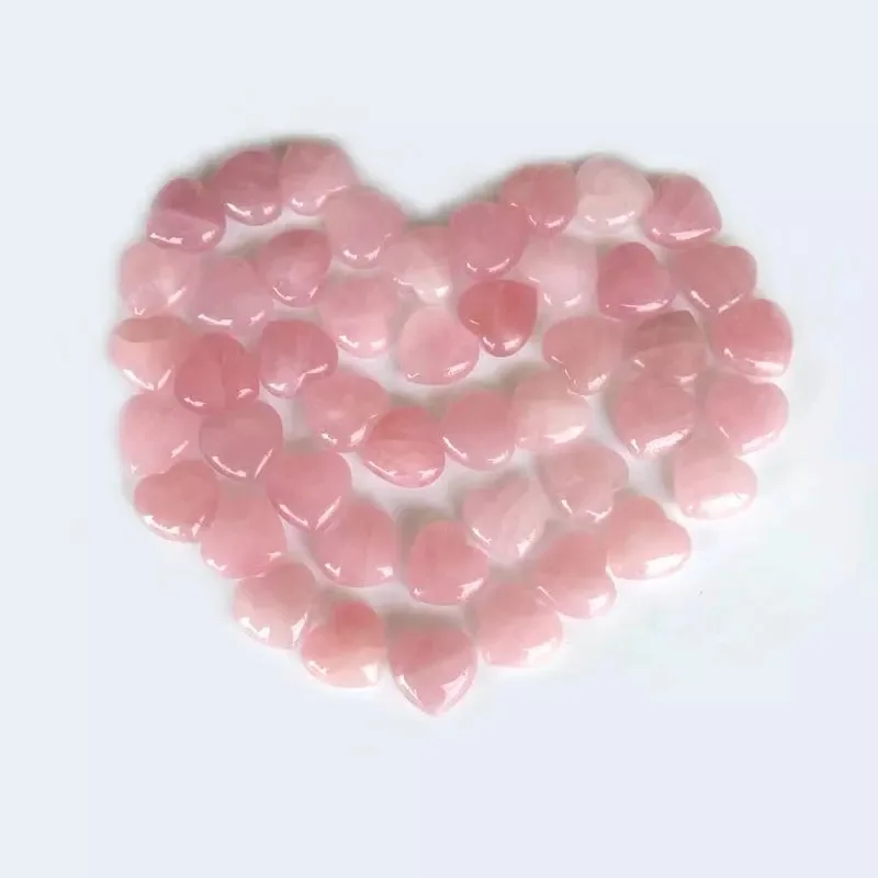
Crystal heart art crafts stone Wholesale Natural Rose Quartz Hearts  (60684926377)