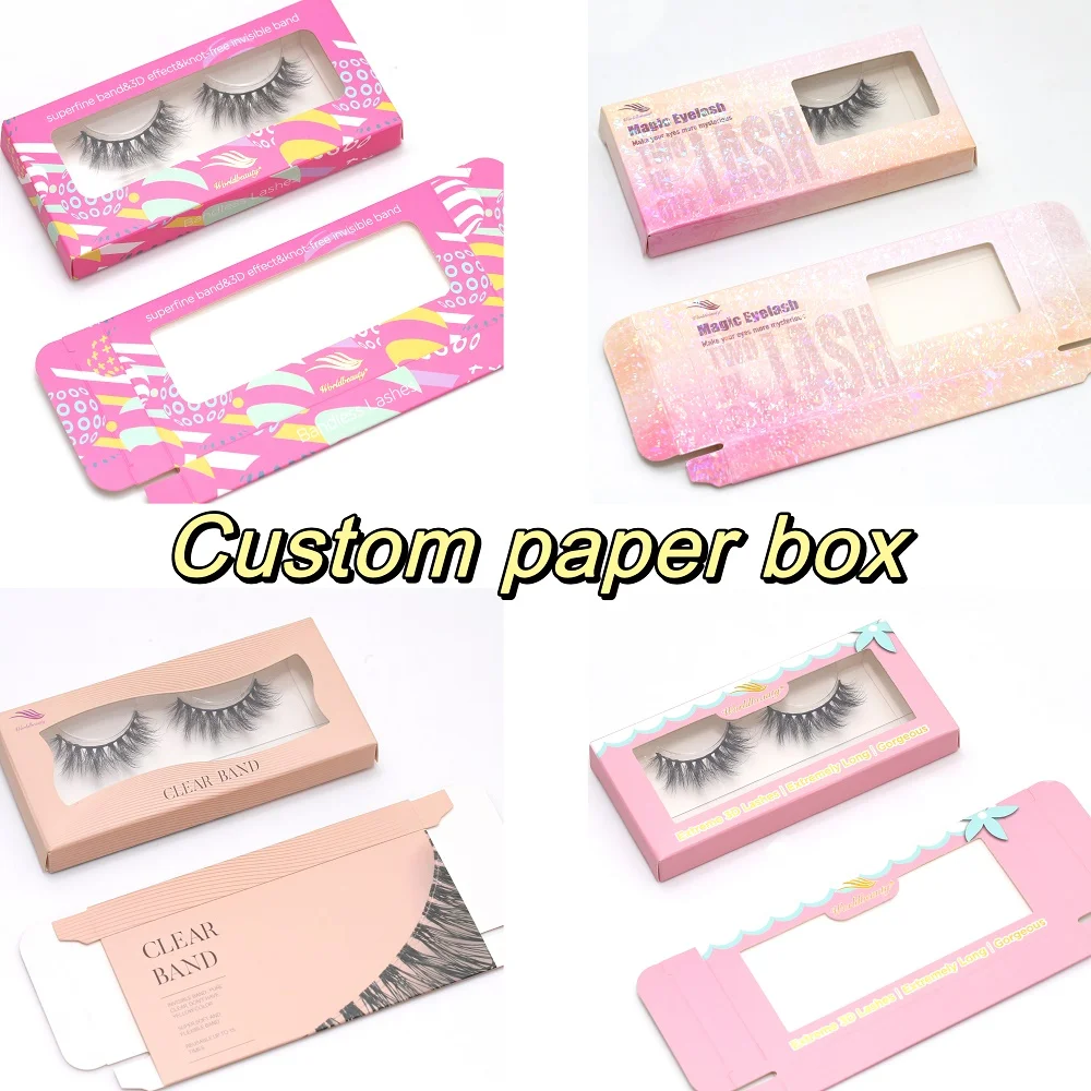 2023 Фирменная торговая марка ресниц натуральный вид Искусственная норка накладные ресницы сверхтонкие прозрачные ресницы матовая полоса натуральные ресницы