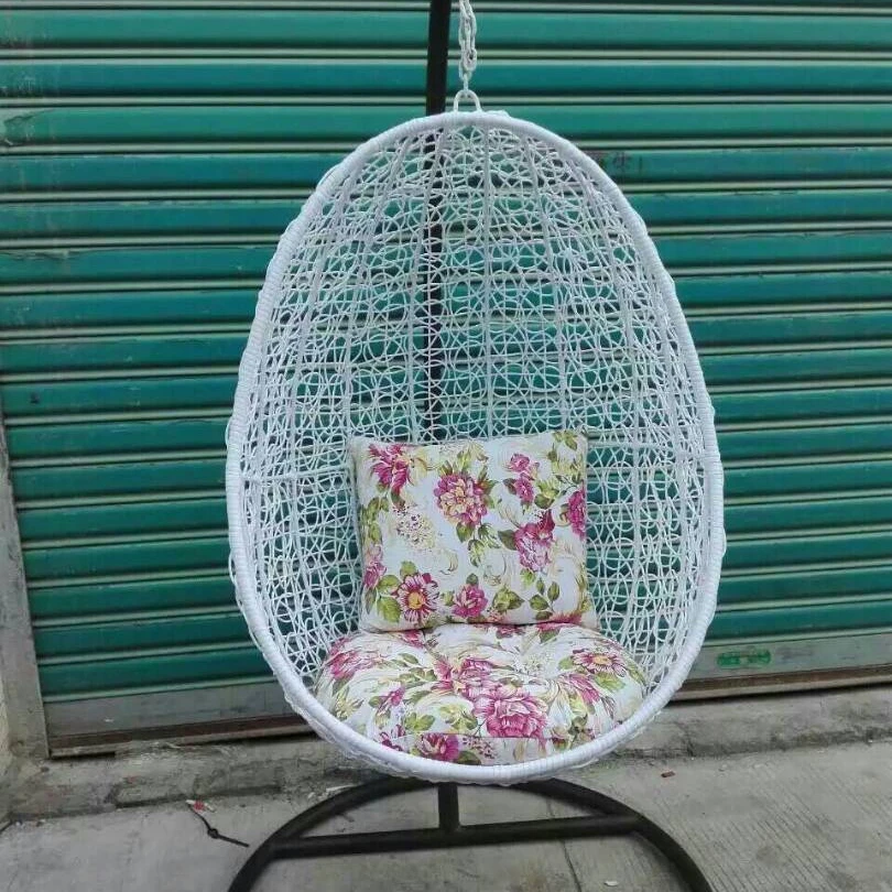 Patio Swings Rattan Swing Chair Hanging Chair With Metal Stand