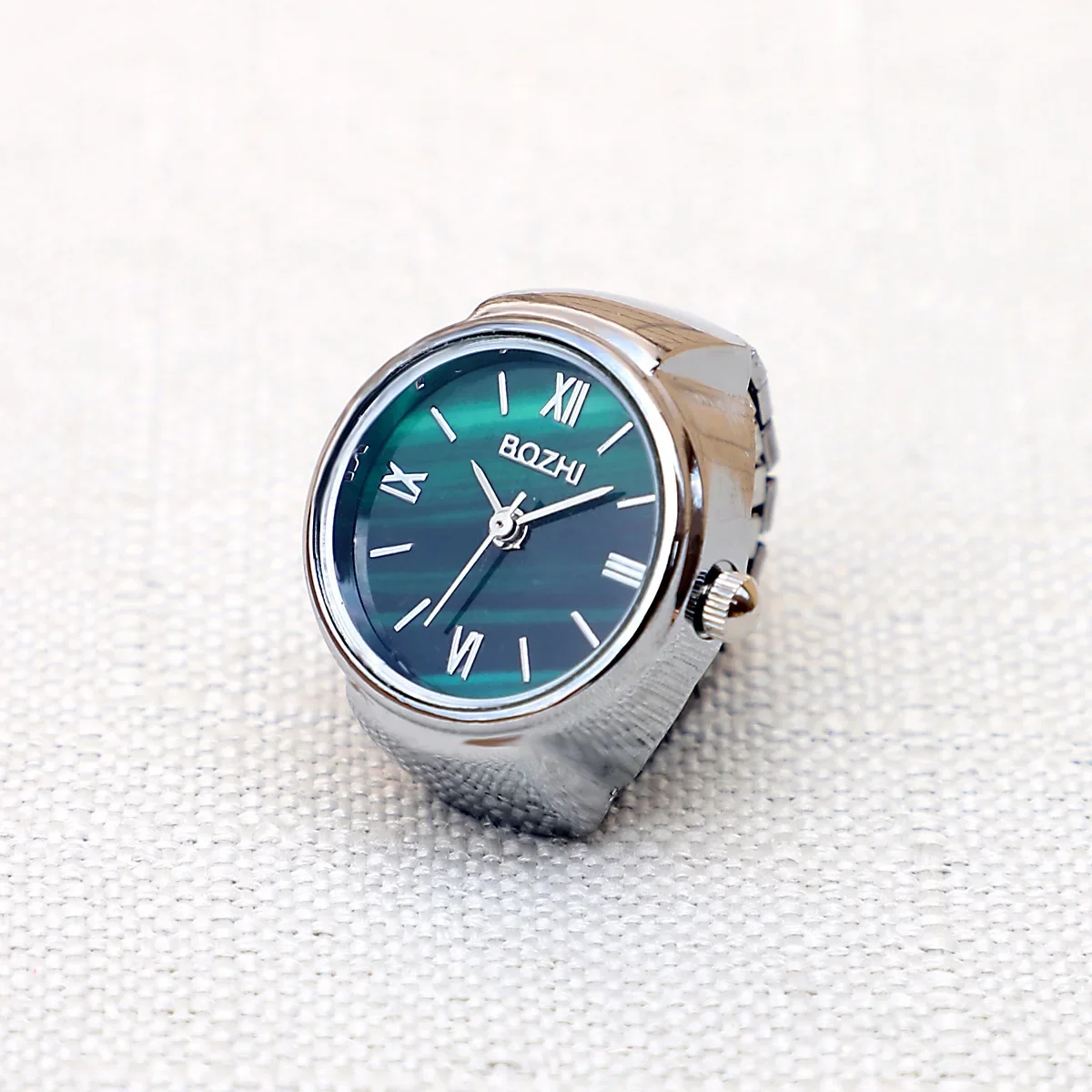 Fashion Ring Watch 2024 New Design Adjustable Quartz Dial Mini finger Ring Watch  For Women Men