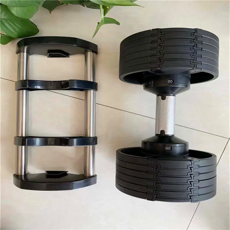 Wholesale high quality dumbbell adjustable weight fitness lifting adjustable dumbbell set